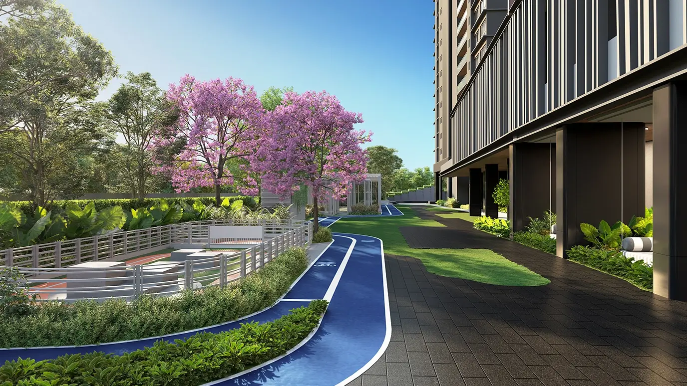 Green spaces, thoughtfully woven in