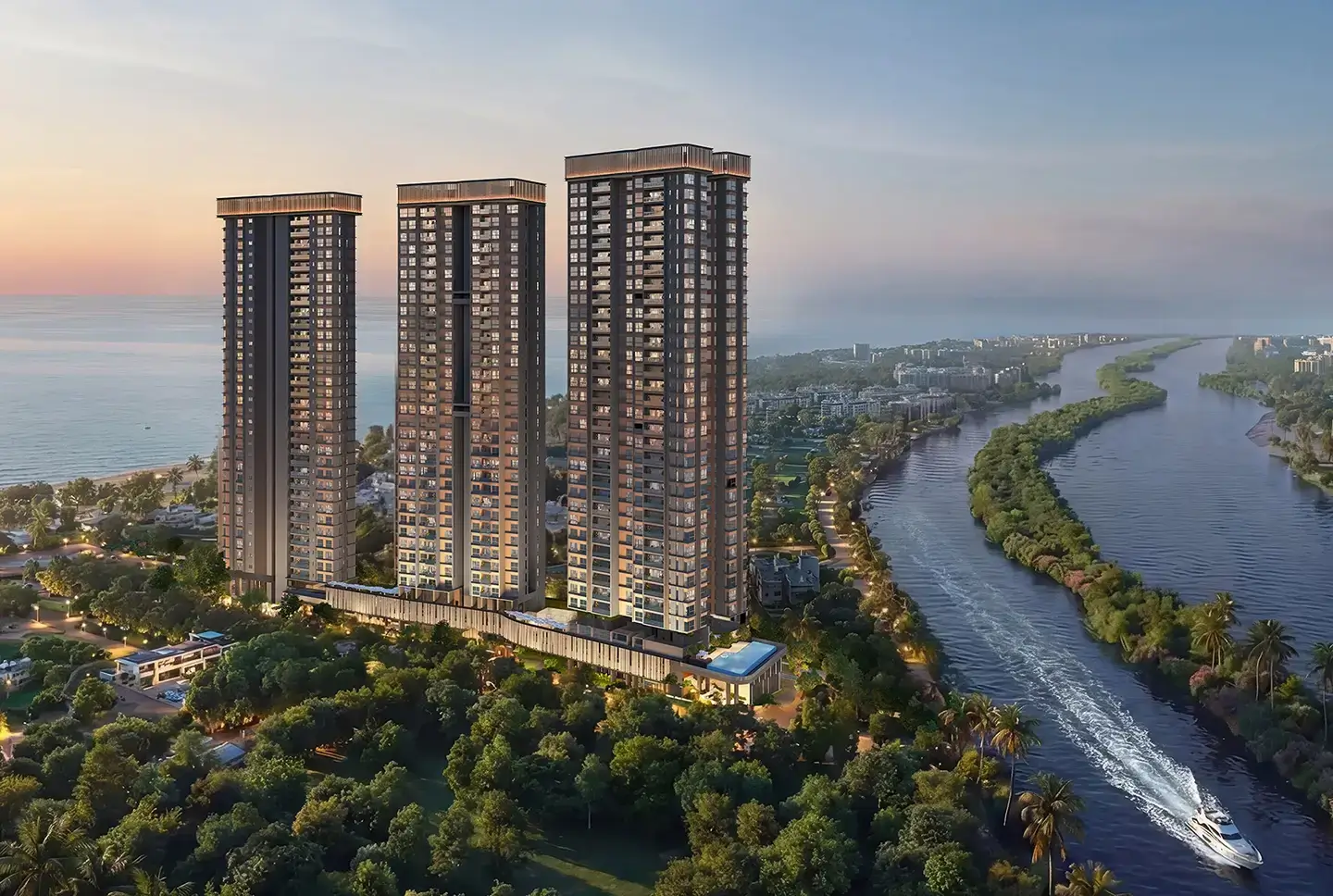 Luxury oceanfront residences at Altis Ocean Cliffs Chennai